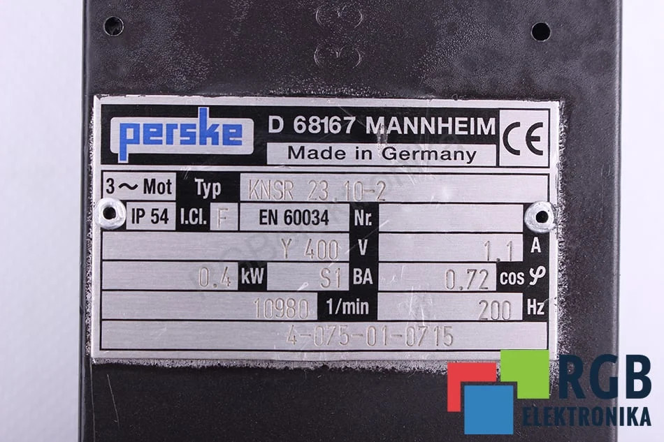 KNSR23.10-2 PERSKE – Refurbished – 24 Months Warranty