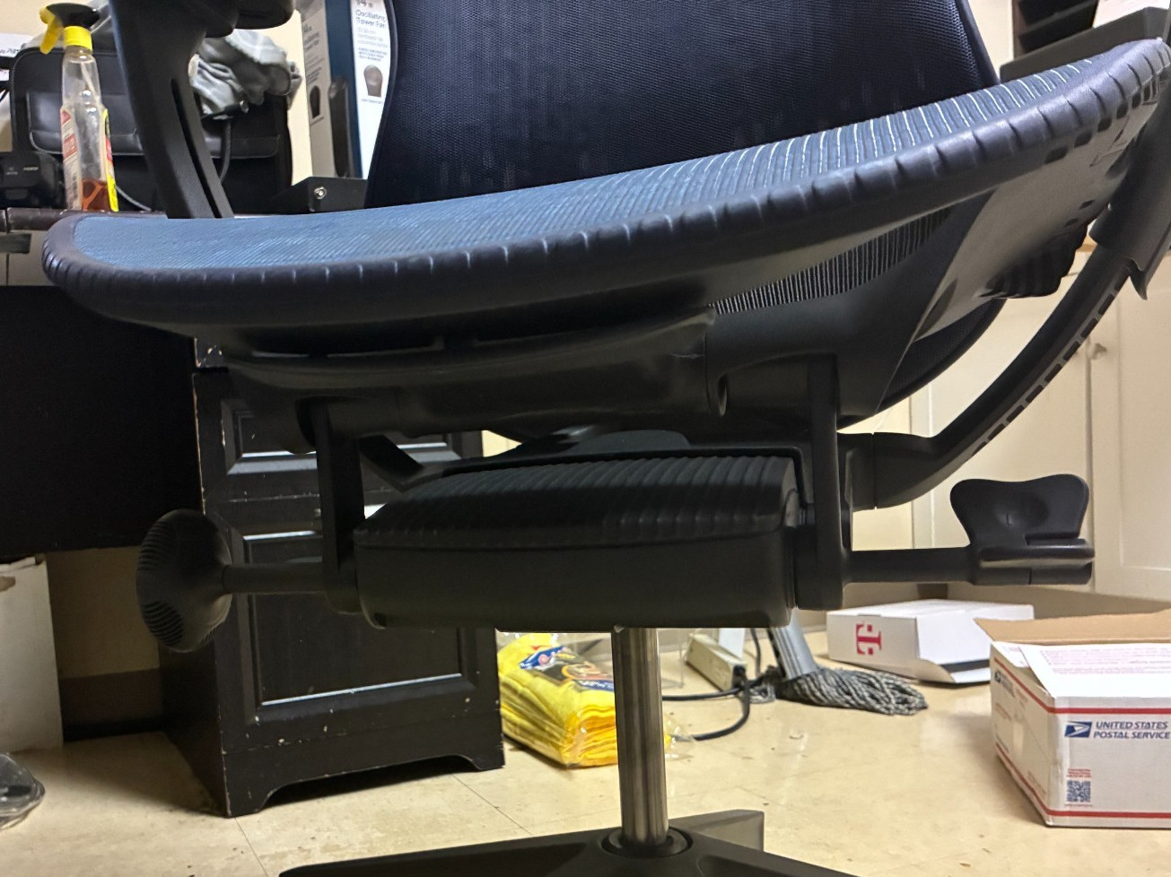 Herman Miller Mirra 2 Chair w/Adjustable Features Graphite Frame Full Restored