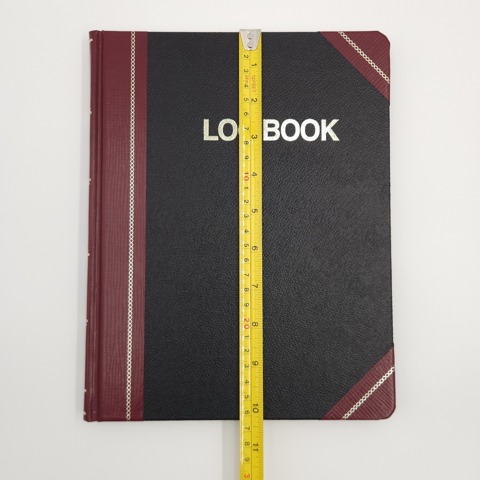 Boorum Pease Log Book G21 150-R Black Red Hardcover Ruled Journal Record Canada