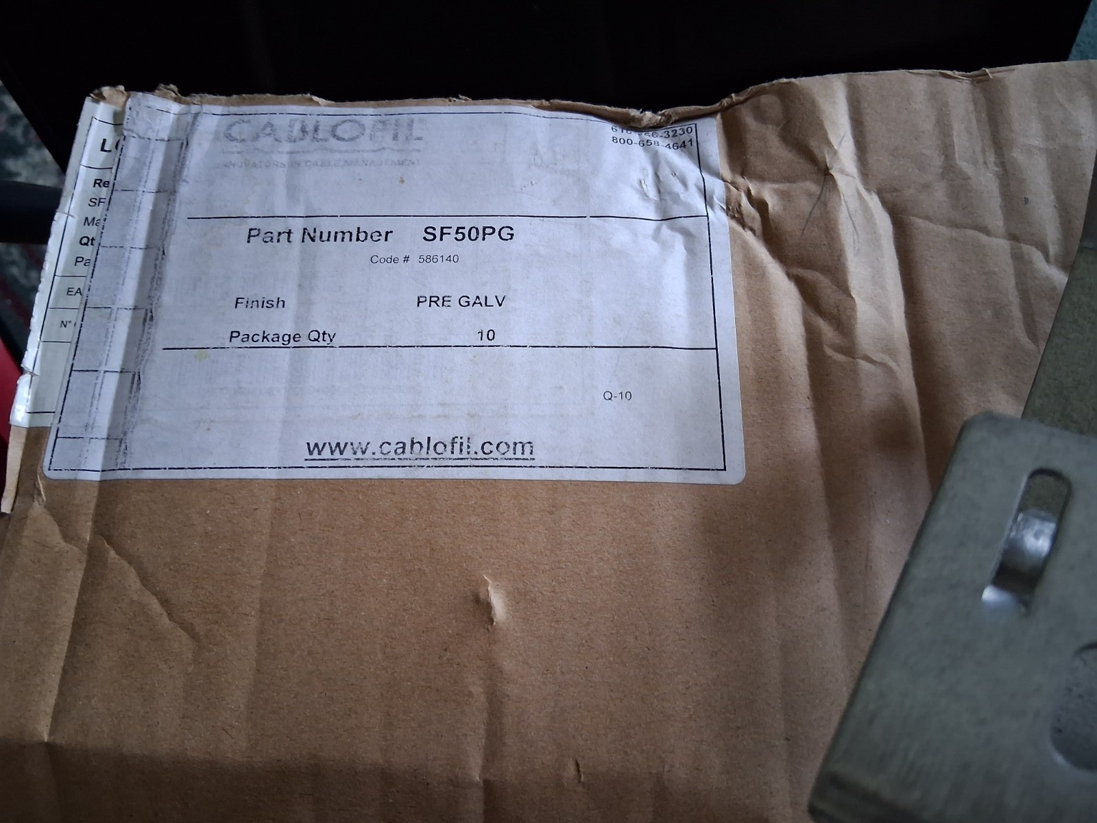 LEGRAND Cablofil SF50PG HANGER – 9 available price is for ea.