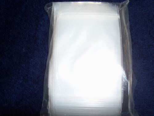 100 3″x4″ small recloseable zip bags 2mil