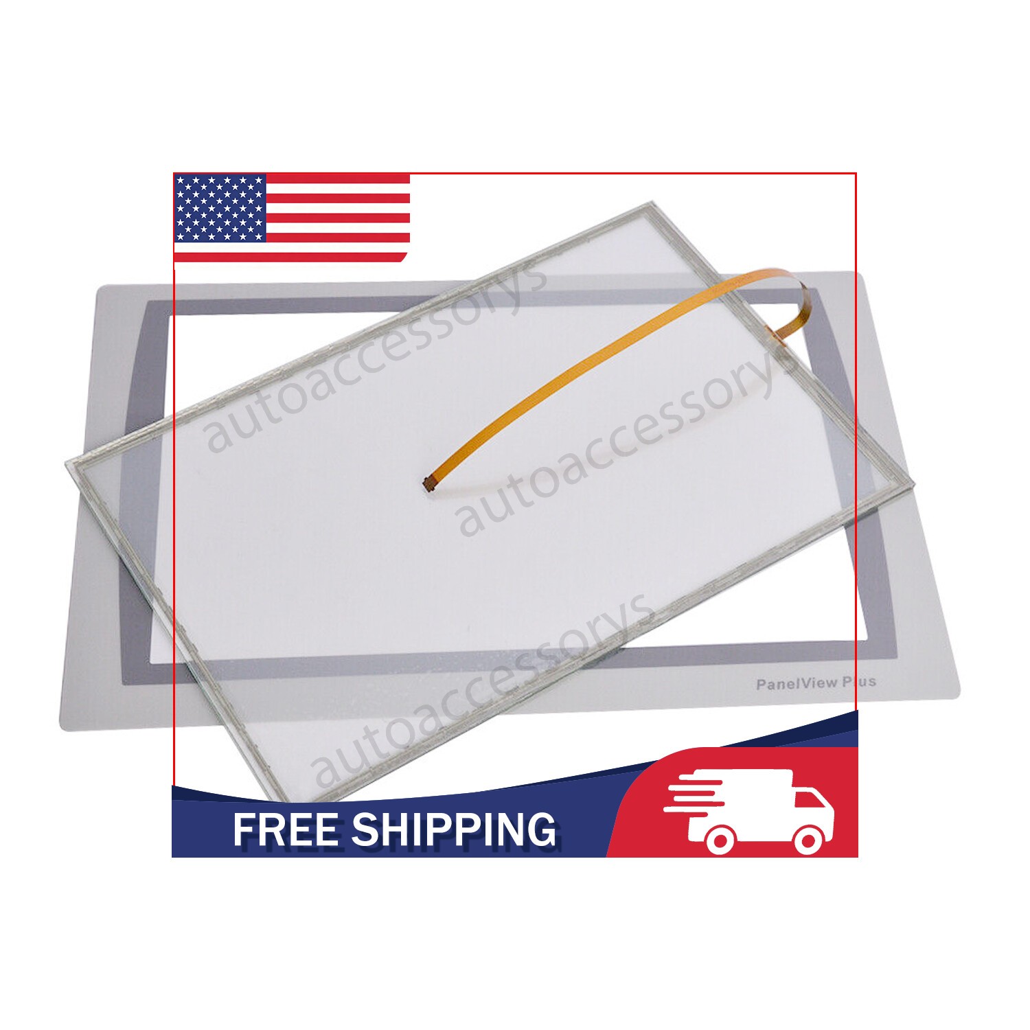 Touch Screen Panel Fit For SER A w/ Overlay 2711P-T12W22D9P-A 2711P-T12W22D9P-B