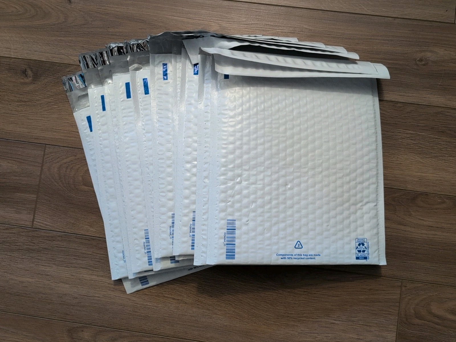 10 eBay Branded Shipping Supplies Padded Airjacket Bubble Envelopes 8.5 x 11.25