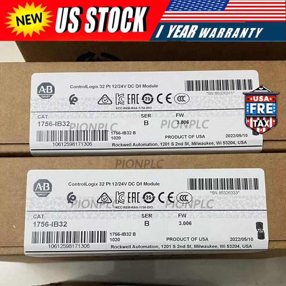 nEW IN BOX Allen-Bradley 1756-IB32 SER B CONTROLOGIX 32 PT DC INPUT MODULE