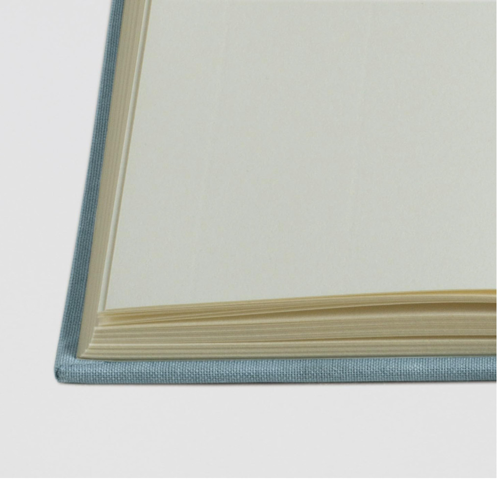 Semikolon A5 Classic Linen Cover Notebook Lime 6 X 8.4 Inches, 144 Blank Pages