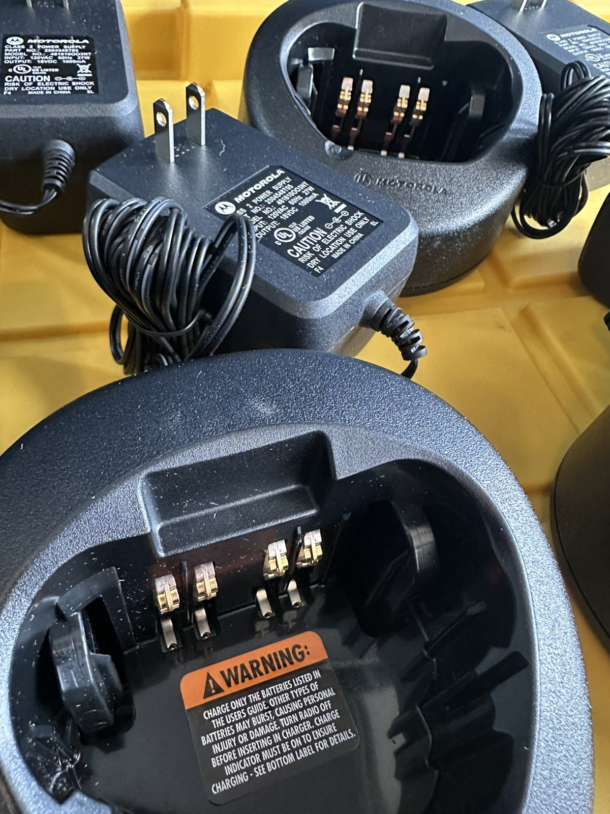Lot 5 NOS Motorola NTN1667A Battery Charger NTN8831A, EPNN5751B XTS2500