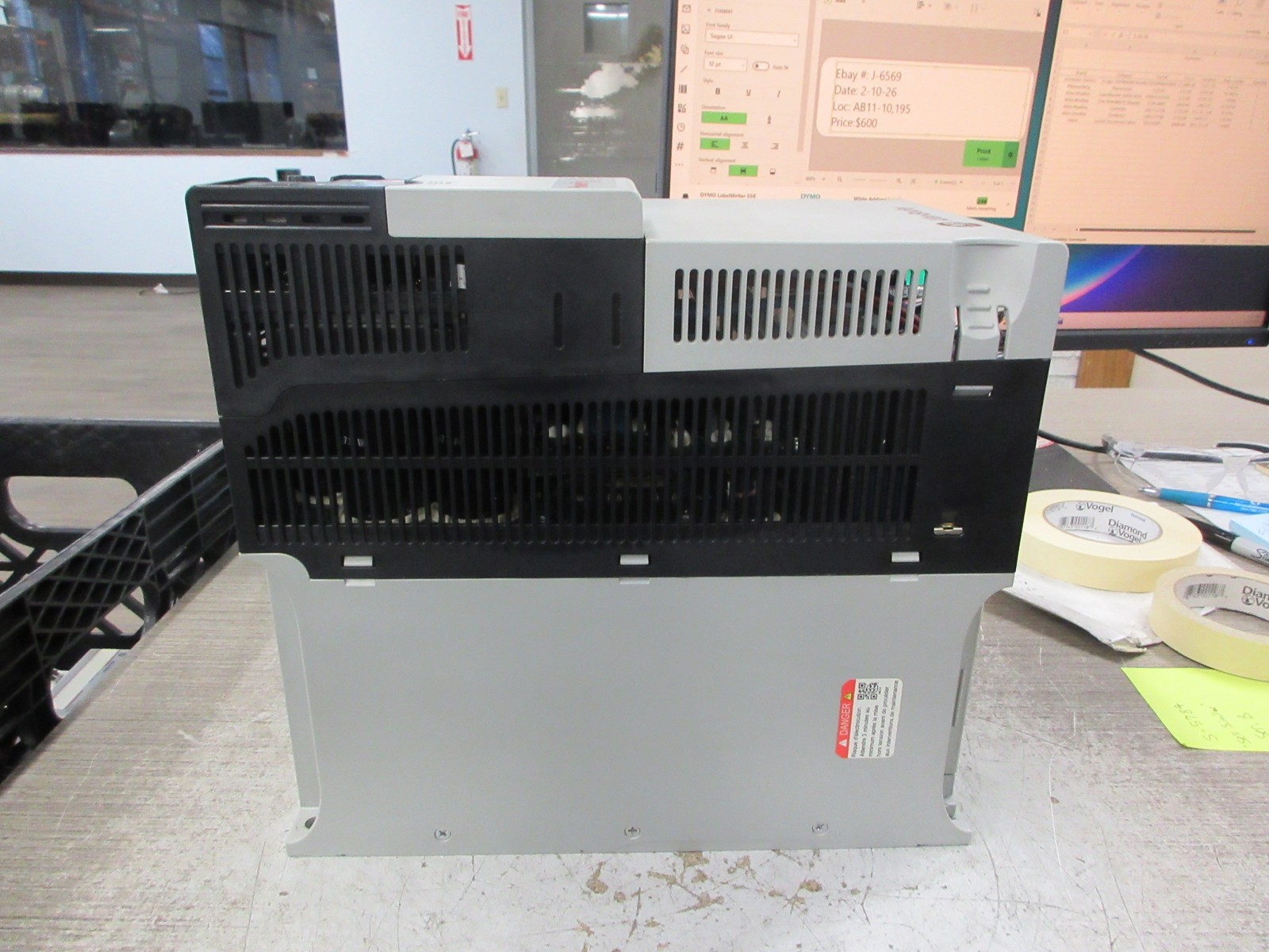 Allen-Bradley PowerFlex 525 AC Drive 25B-D043N114 Ser. B 30HP 3Ph Used