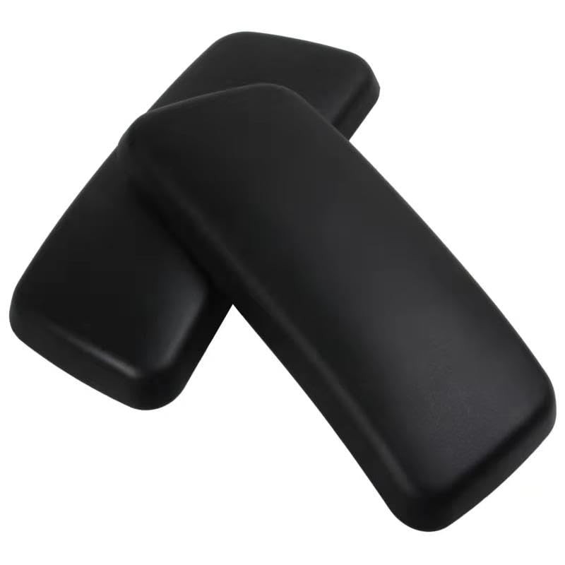Arm Pads Caps Replacement for Haworth Zody Office Chair 1 Pair Black/Gray (Black