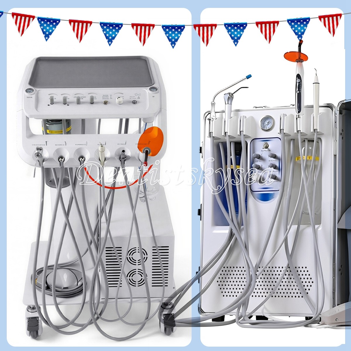 Dental Ultrasonic Scaler Handpiece Scaling Tips Fit Cavitron EMS CEK