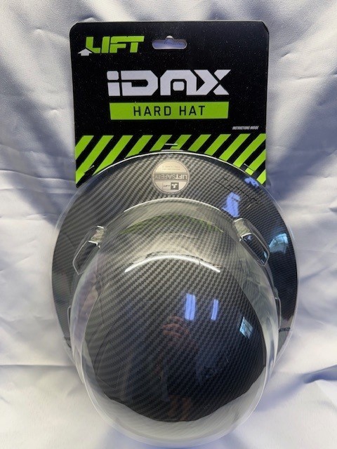 Lift Safety iDAX – Vented Hard Hat – Black Carbon HIDV-24CB
