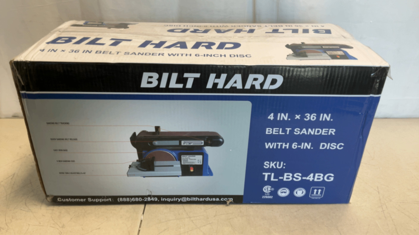 Bilt Hard 4»x36» Belt Sander With 6-Inch Disc