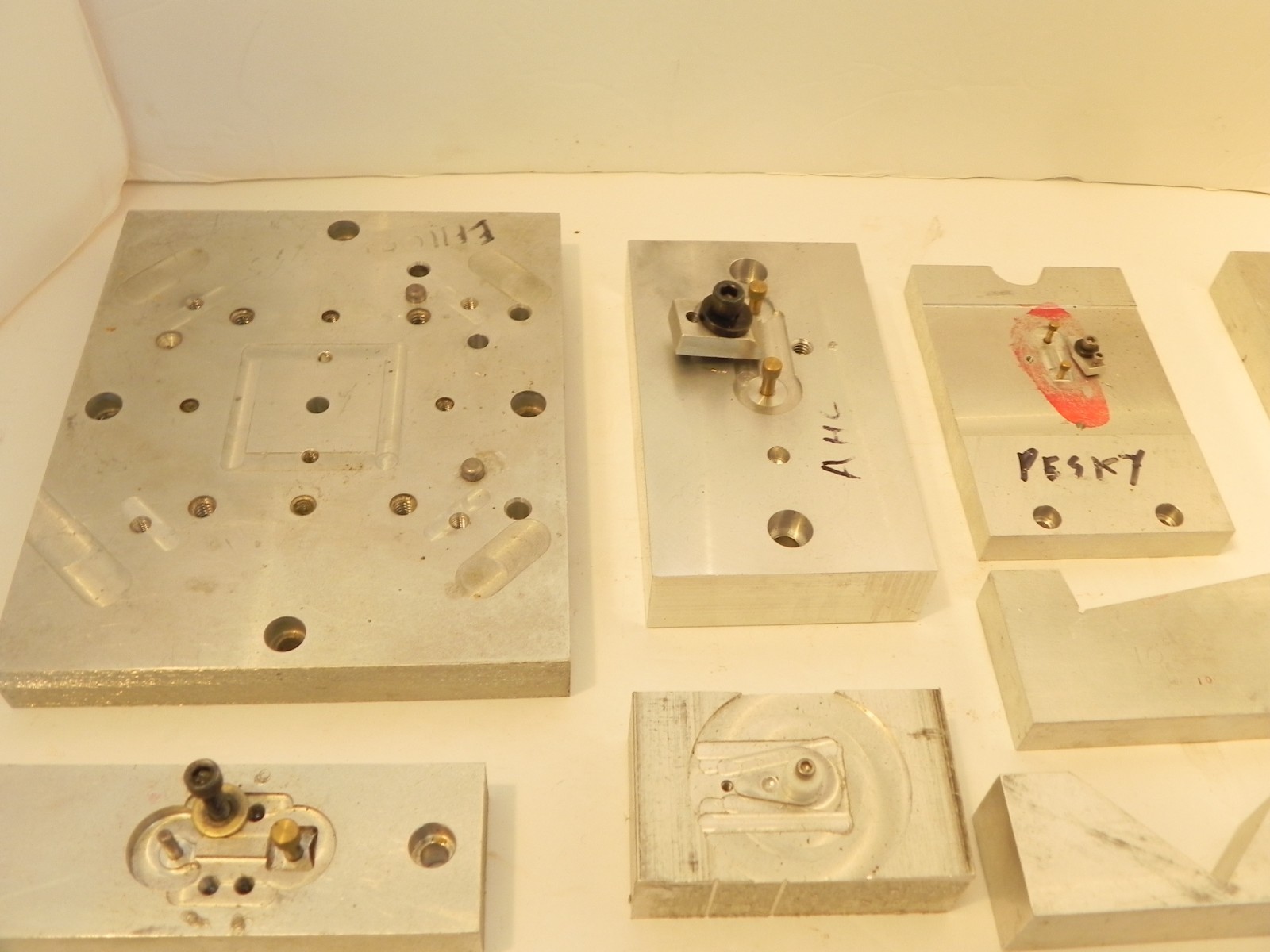 Machined Aluminum Pieces for Hobby Shop.