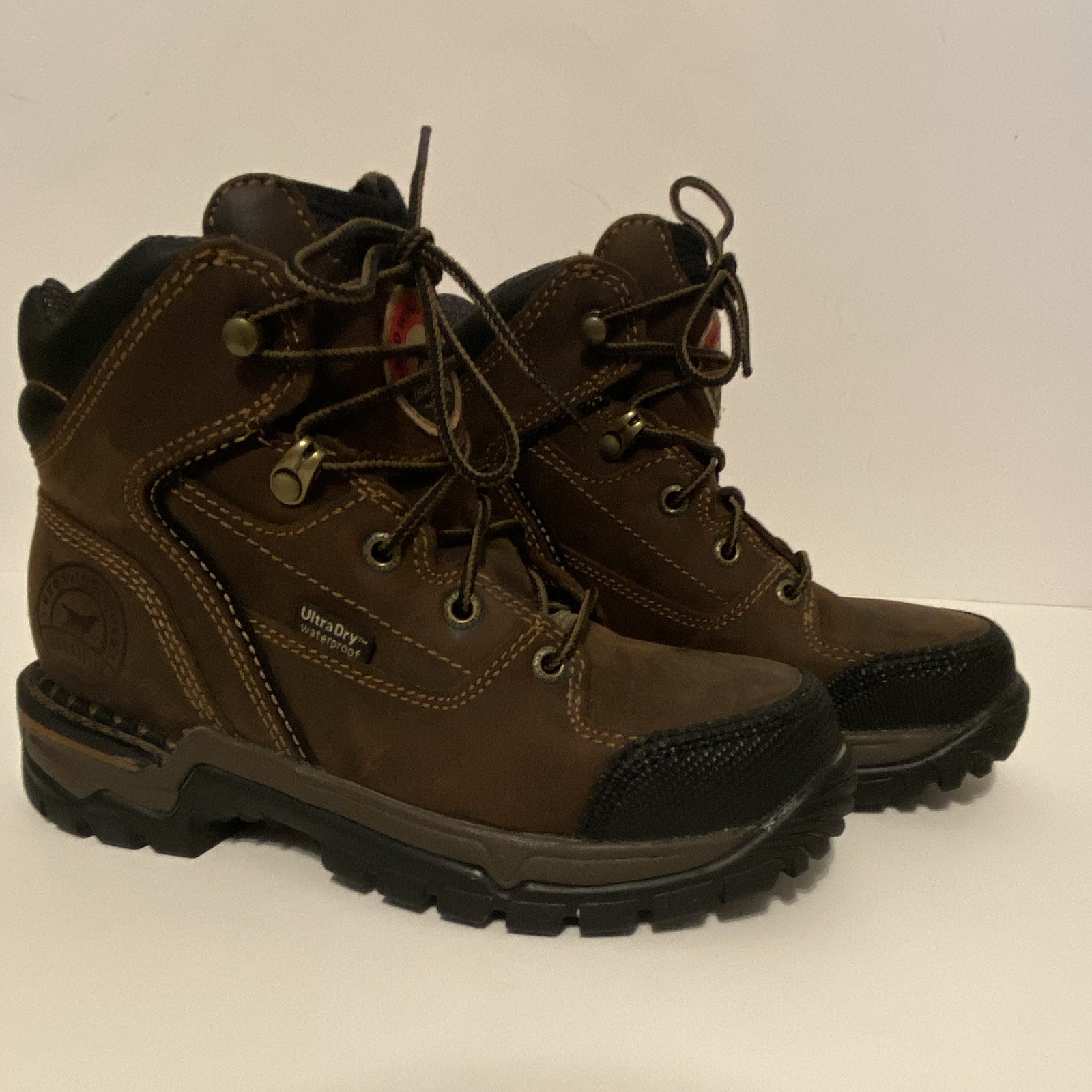 Red Wing Irish Setter 83200 Women’s 5B Steel Toe Waterproof Work Boots Vibram
