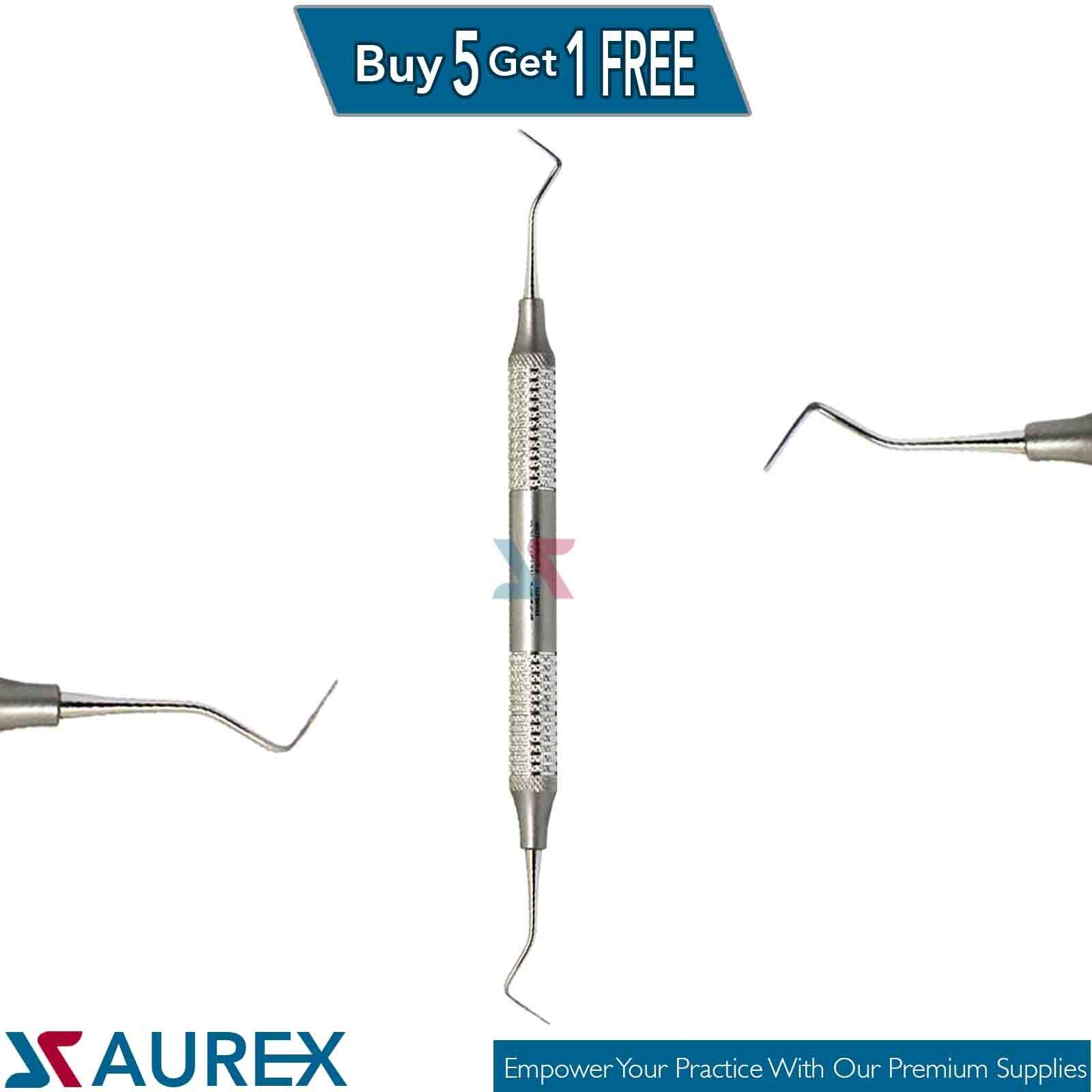 Offset Enamel Hatchet Chisel Double-Ended Dental Instrument