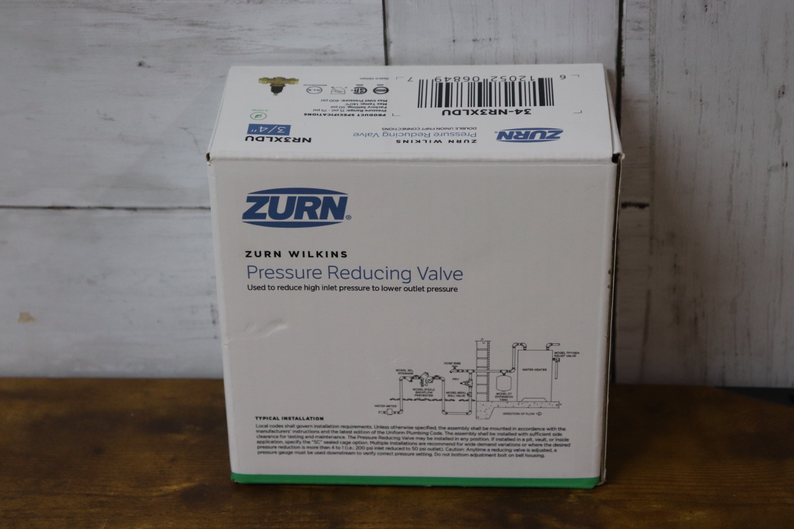 Zurn Wilkins (34-NR3XLDU) 3/4″ Pressure Reducing Valve (Double Union FNPT)