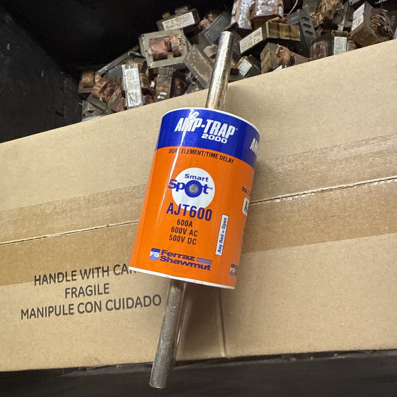Mersen / Ferraz Shawmut AJT600 600 Amp 600V Electrical Fuse Time-Delay