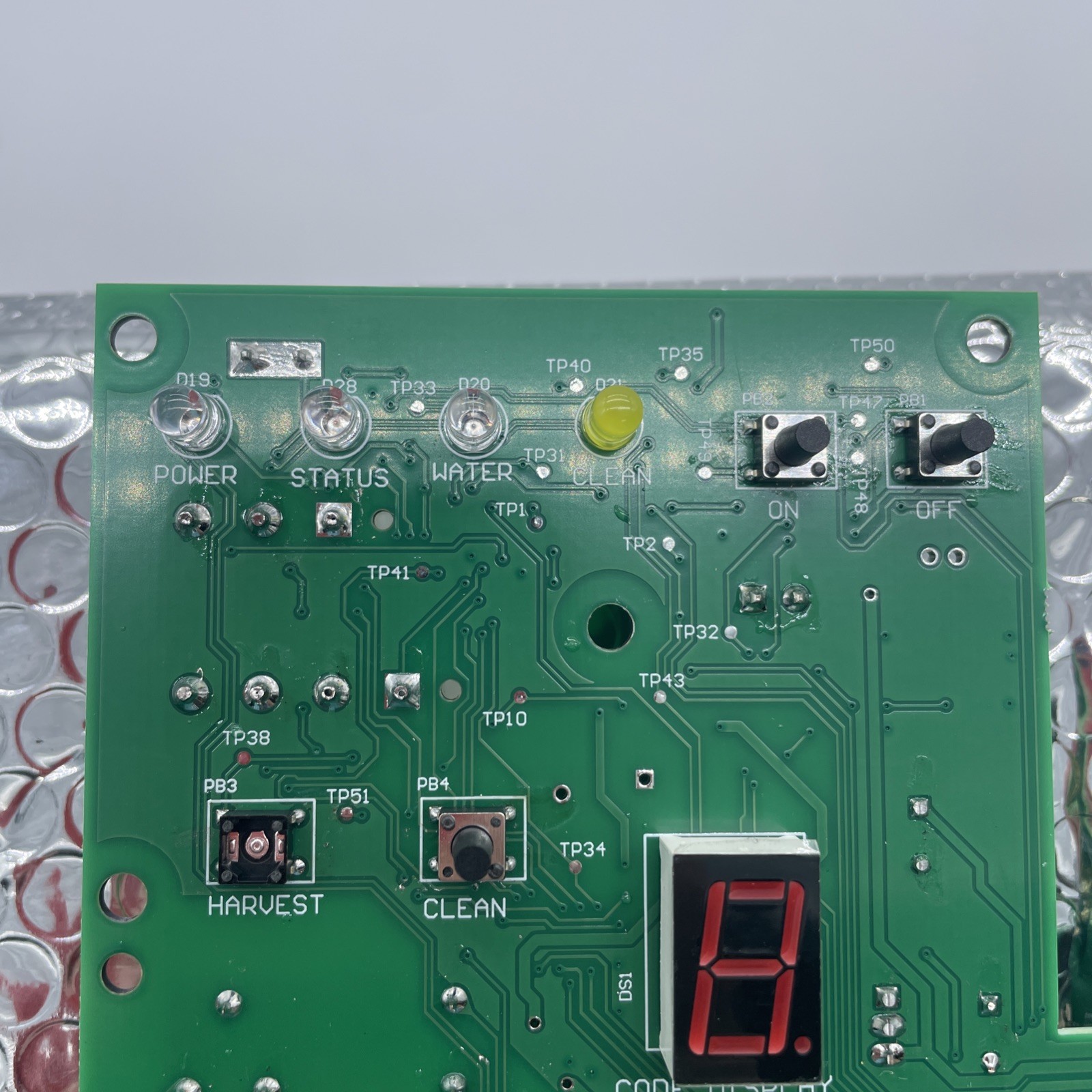 Control Board Assembly Cuber for Scotsman-Ice 11-0621-21 For Parts