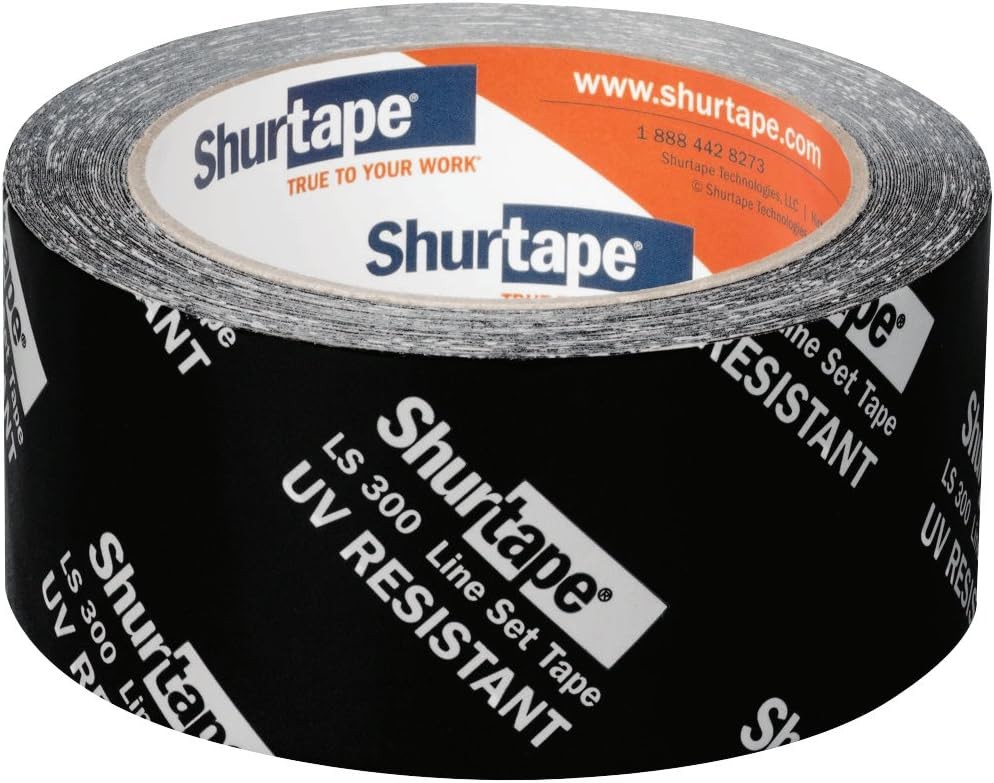 Shurtape LS 300 HVAC Line Set 48 Millimeters Width x 55 Meters Length, Black