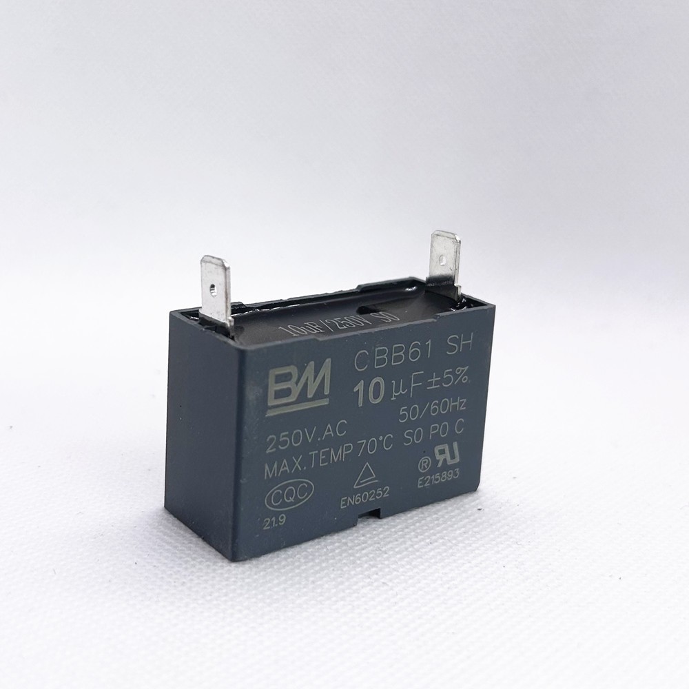 CBB61 250V 4/5/6/8/10/12/15/20/24/25 UF Fan Motor RUN Capacitor 2 PINS