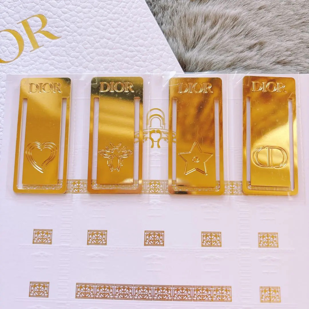 Christian Dior 2025 novelty Bookmark NEW Platinum Member gold