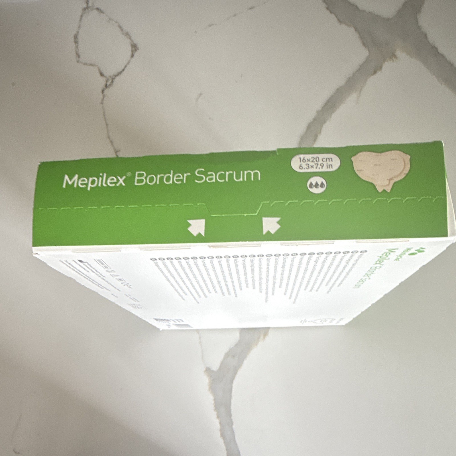 Mölnlycke Mepilex Border Sacrum Foam Dressing 16x20cm 10pcs MPN 282055