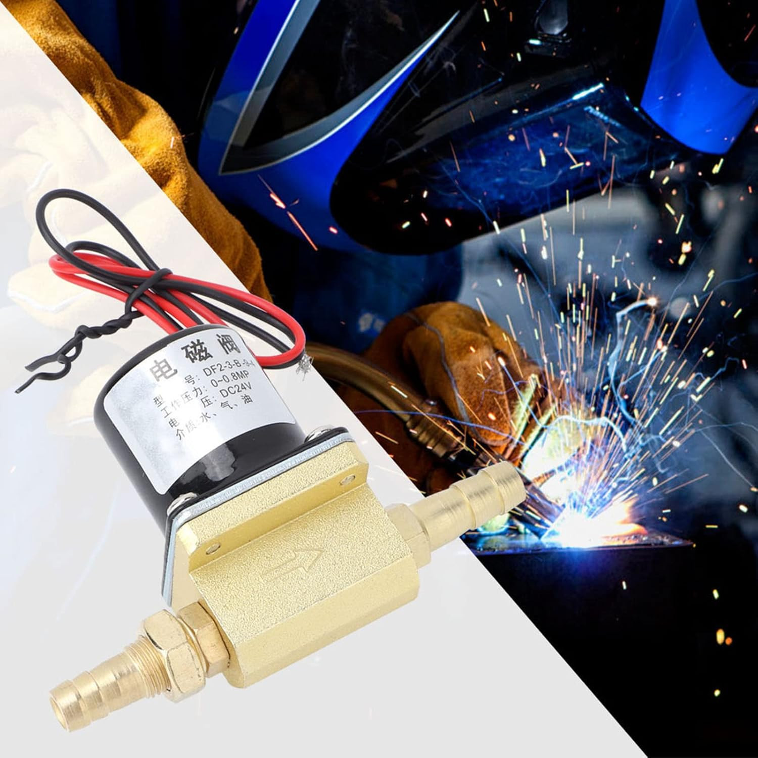 Electric Welding Machine Valve, 0~0.8Mpa Welding Solenoid Valve Applicable to Ga