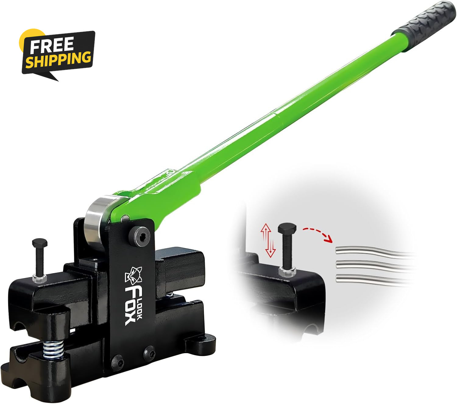 1/2 EMT Conduit Bender Adjustable Offset Electrical Pipe Bending Tool Green