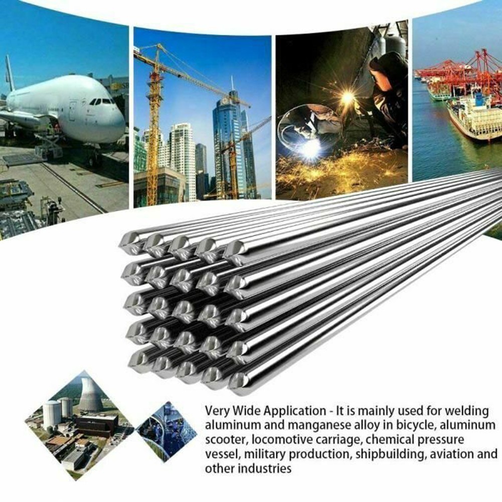 20X Aluminium Welding Rods Wire Brazing for Easy Solder 1.6 Mm / 0.06 Inch Set