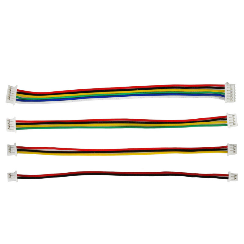 JST-PH 1.25mm Pitch Female to Female Connector Cable Wires 2 3 4 5 6 7 8 Pin