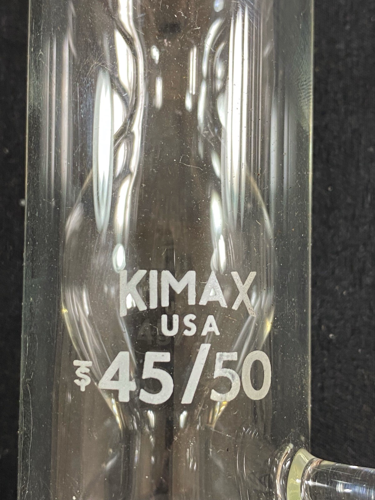 KIMBLE KIMAX Glass Three Bulb Allihn Reflux Condenser With 45/50 Joint