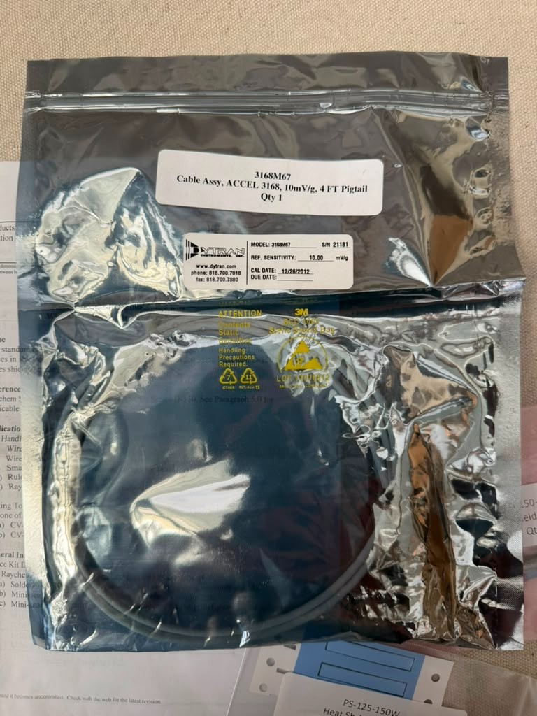 Honeywell Spare Kit Dytran 3168M67 Accelerometer Assembly & Raychem Splice Kit