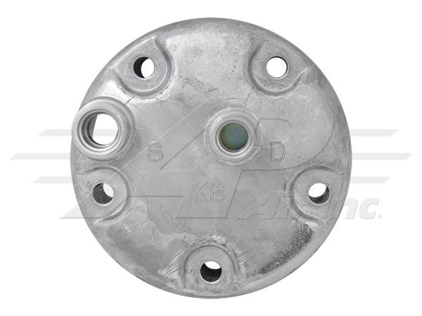 Sanden KB Rear Head SD508/510, Horizontal 8 & 10 O-Ring, Long Head, Gasket