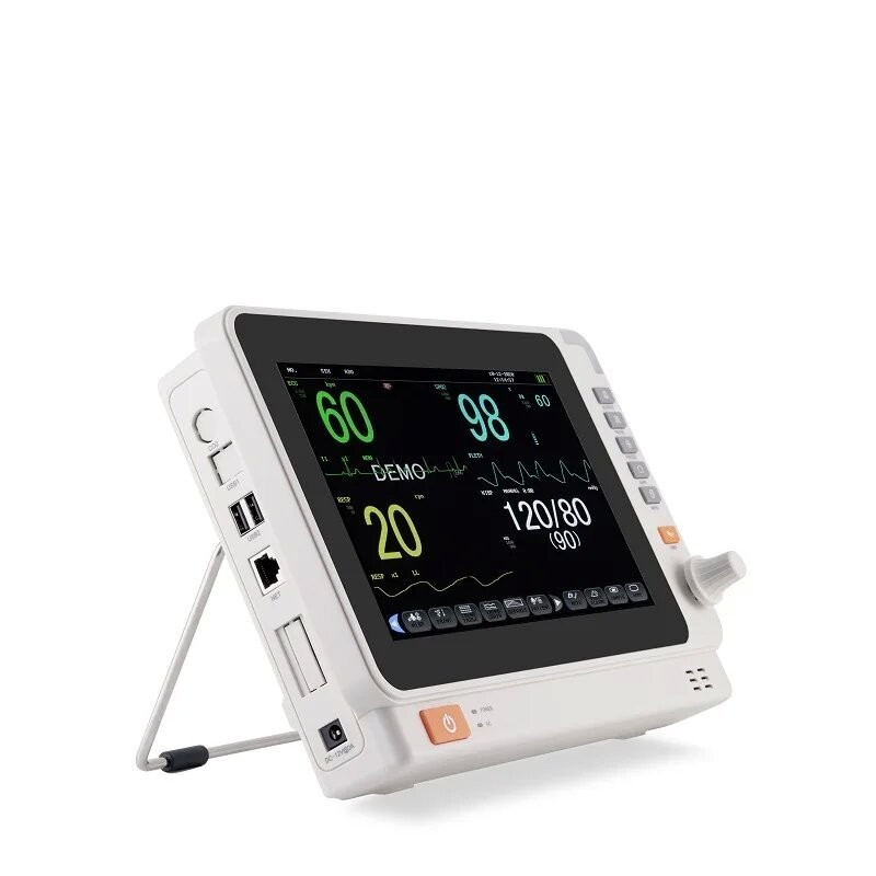 Carejoy Portable 8 Inch 6 Parameter Vital Sign Patient Moniter