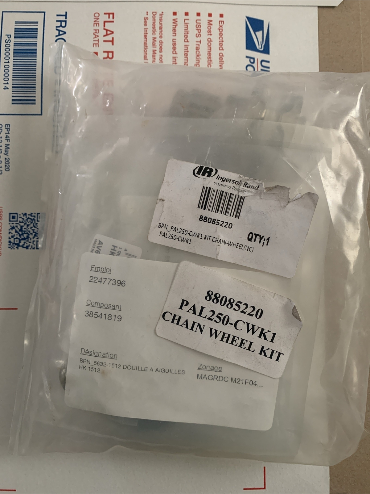 INGERSOLL RAND PAL250-CWK1 REPAIR KIT FOR AIR HOIST