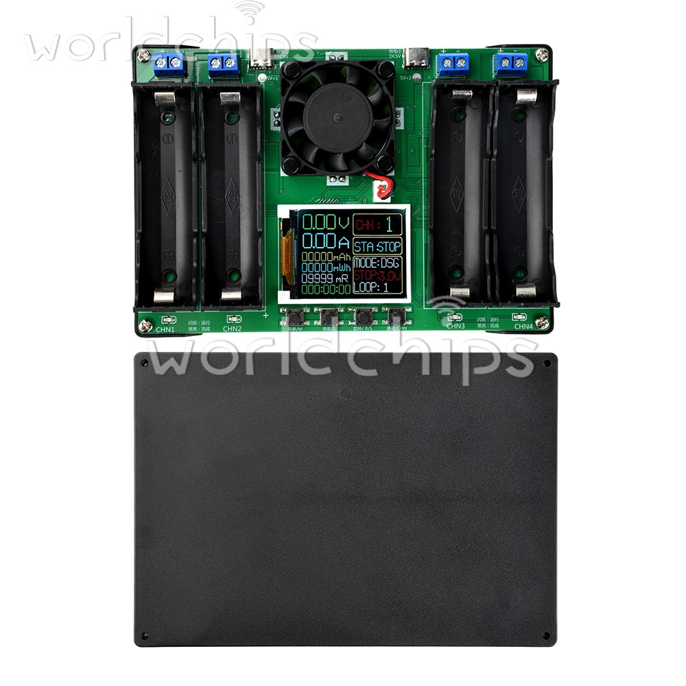 4Channel 18650 Battery Capacity Internal Resistance Tester Auto Charge Discharge