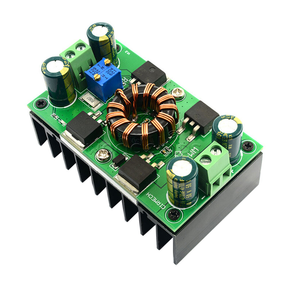 DC 5V~30V 300W 10A CC CV Auto Step-Up Step-Down Buck-Boost Power Supply Module