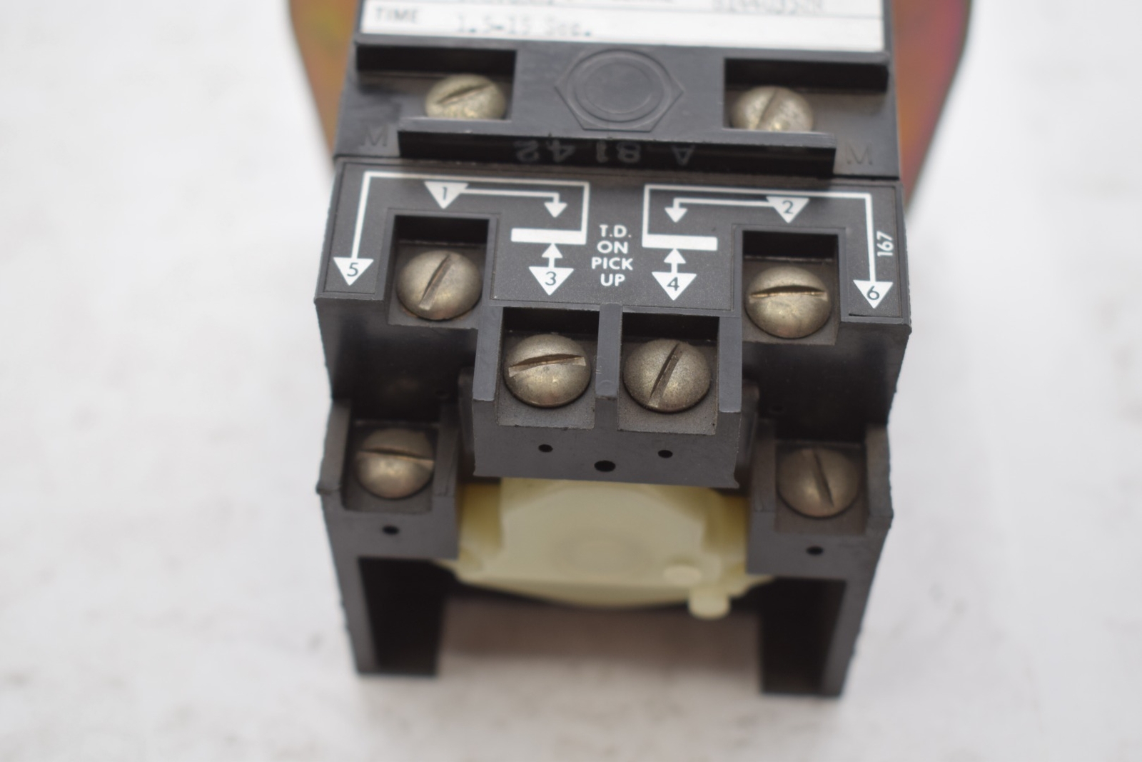 AGASTAT E7012 TIMING RELAY 1.5-15 Seconds 120V E7012ACXC2006001 Time Delay 60hz