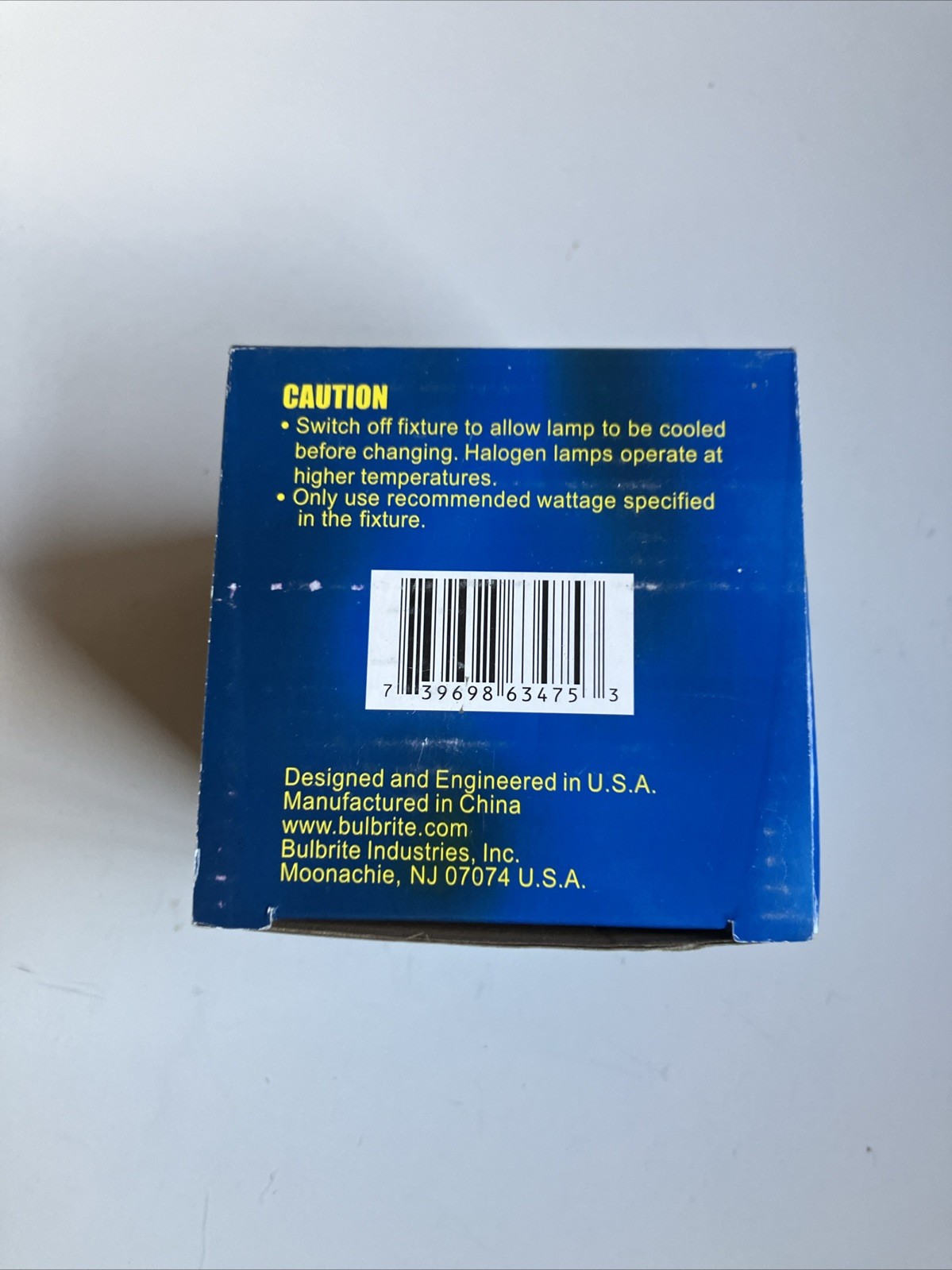 75R111GU/FL Bulbrite R111 75W GU10 Flood # 634075 Aluminum Covered Halogen NEW