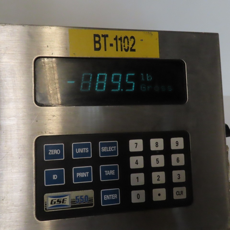 GSE Scale Systems Model 550 Digital Weight Indicator Scale Readout 115V 50/60Hz