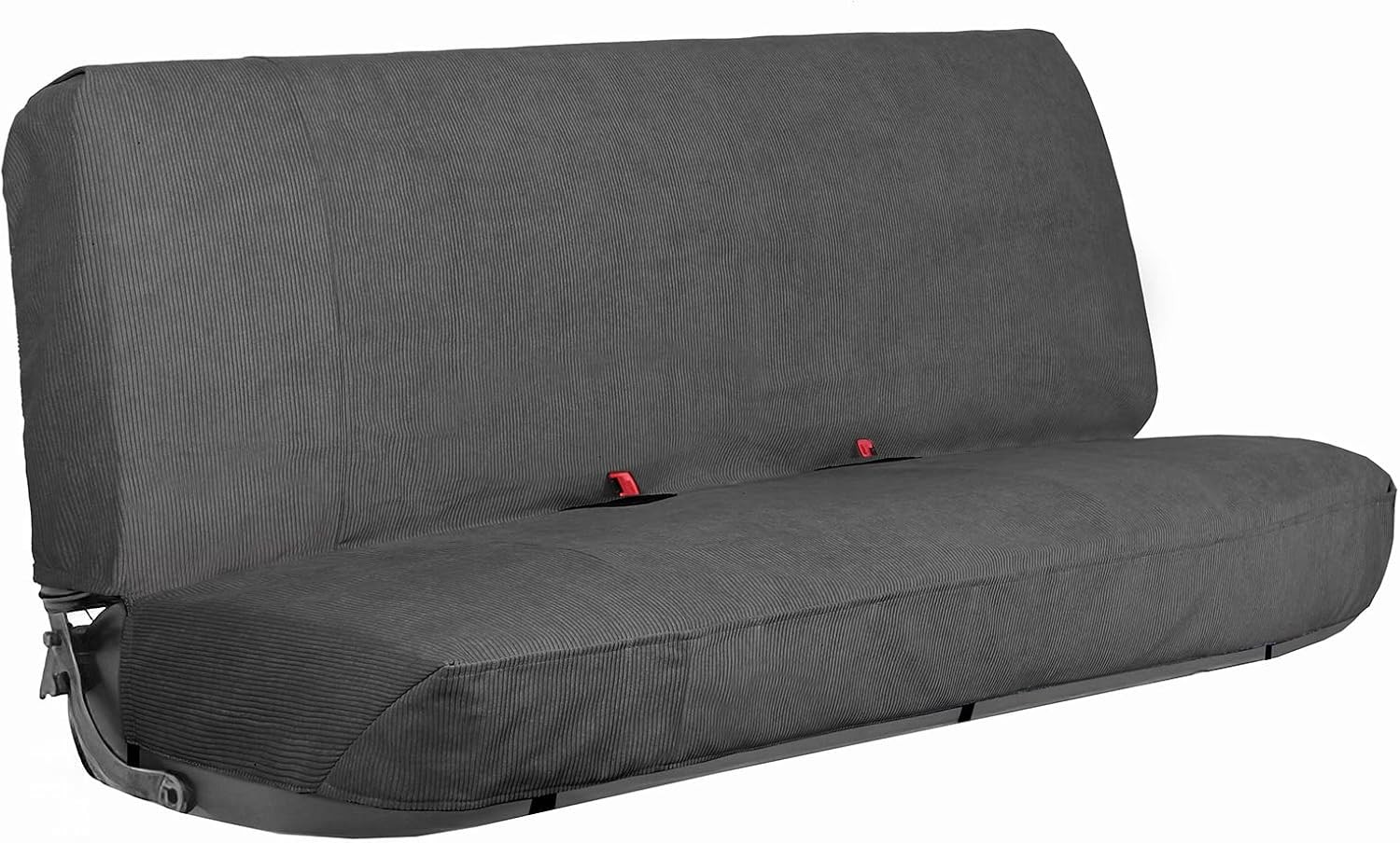 Grey Universal Car Bench Seat Cover Full Size Truck Fit