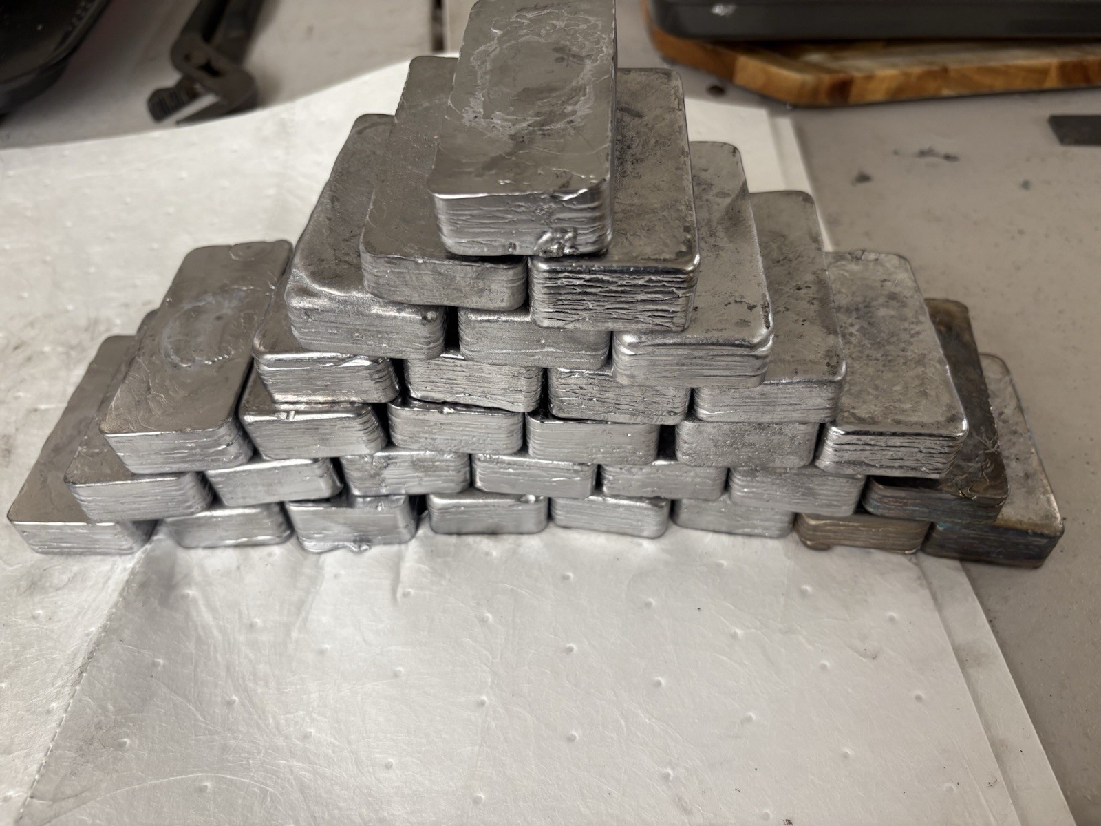 30 pounds of Pure Lead Ingots