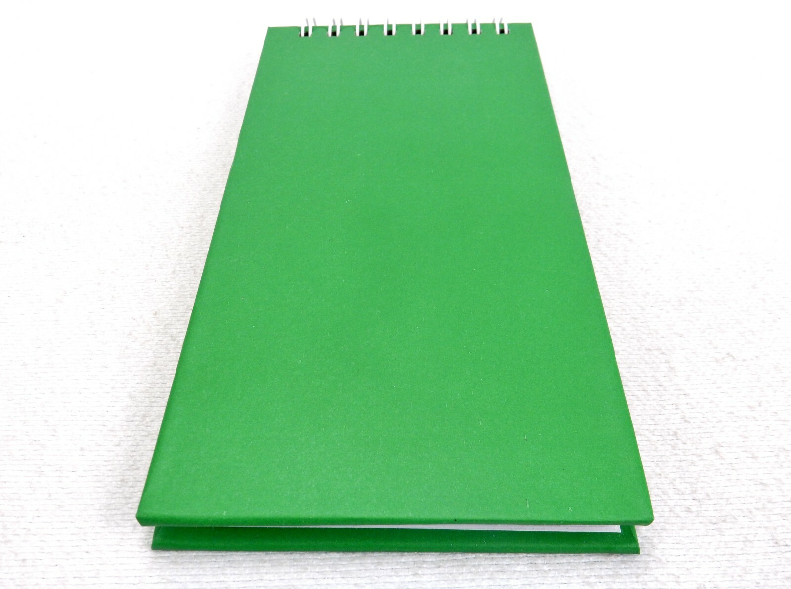 Seth Flip-Top Notebook, 60 Pages, Kelly Green Hard Cover, Wire Bound, #LO3102