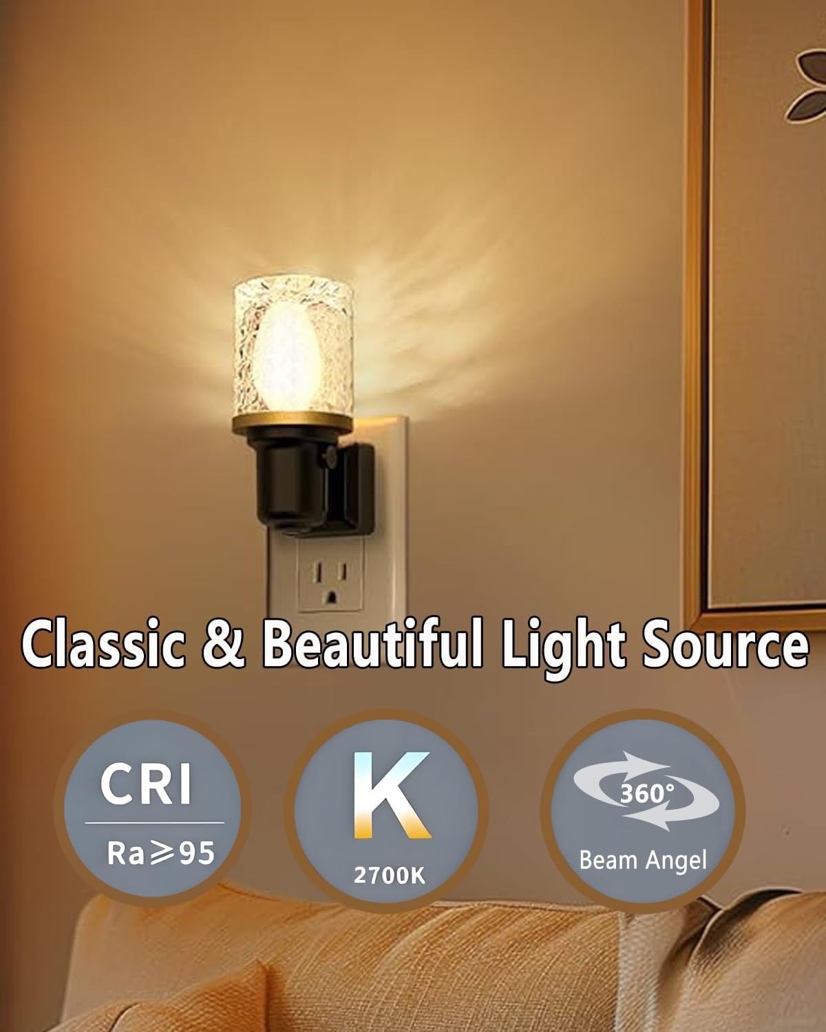 15-Pack Night Light Bulbs 7 Watt, 120V E12 C7 Small Light Bulb for Plug-in Hi