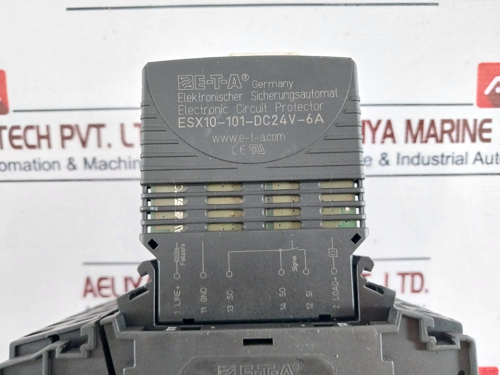 ETA ESX10-101-DC24V-6A/4A/2A Electronic Circuit Protector with Module 17 Plus