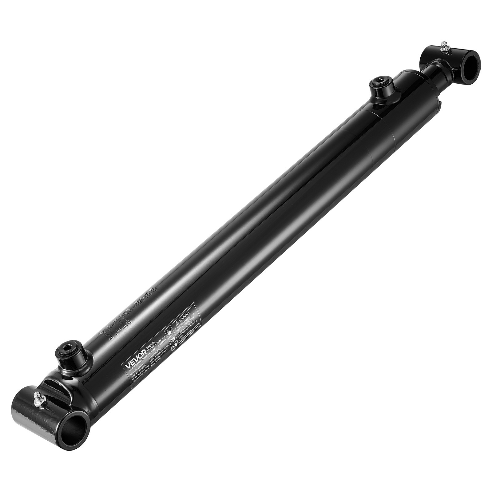 VEVOR Double Acting Hydraulic Cylinder Max 3500PSI Pressure 2″ Bore & 16″ Stroke