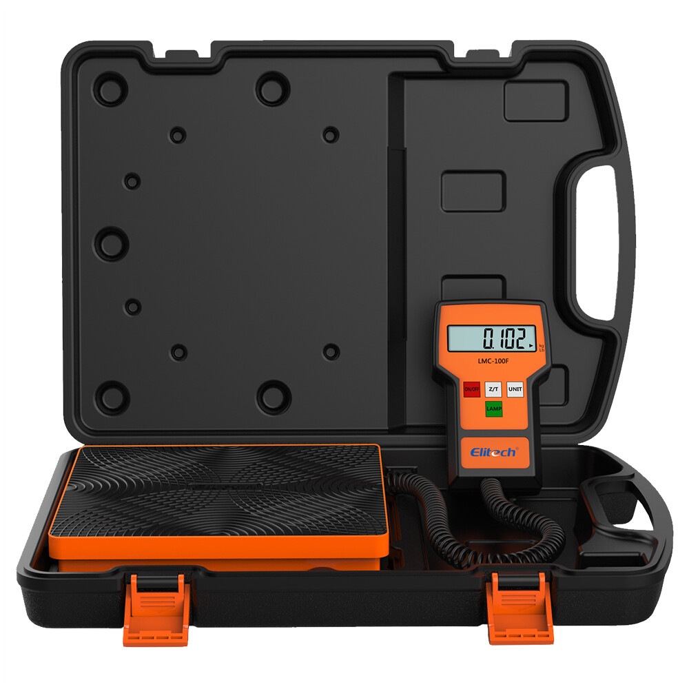 Elitech Digital Refrigerant Charging Weight Scale HVAC Scale 110Lbs LMC-100F+