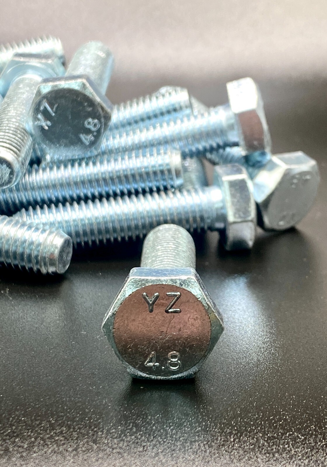 M12-1.75 X 50MM DIN 933 Coarse Hex Cap Screw Bolt 8.8 Zinc Plated 50 pcs Set