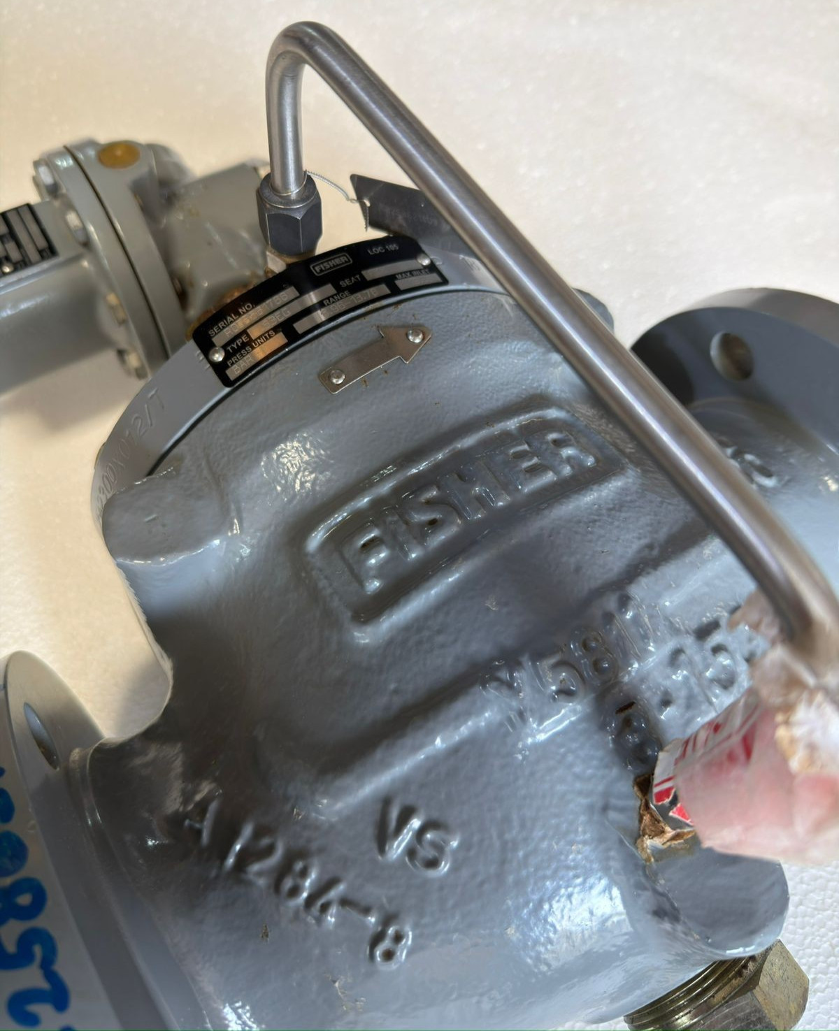 FISHER 63EG 3″ CL150 BACKPRESSURE / RELIEF REGULATOR MR98H PILOT FKM SEAT