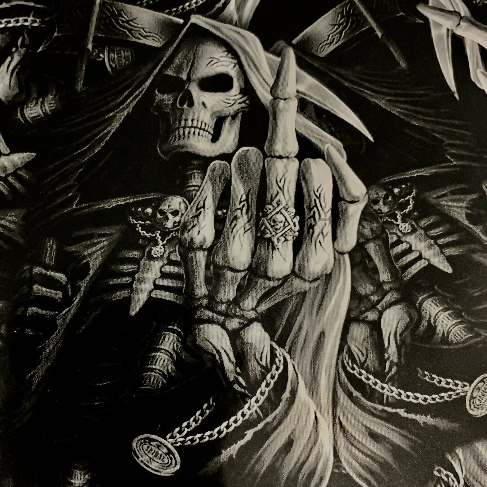 Hydrographic film You’re F You Skulls 7′ x 20″ hydro dip dipping