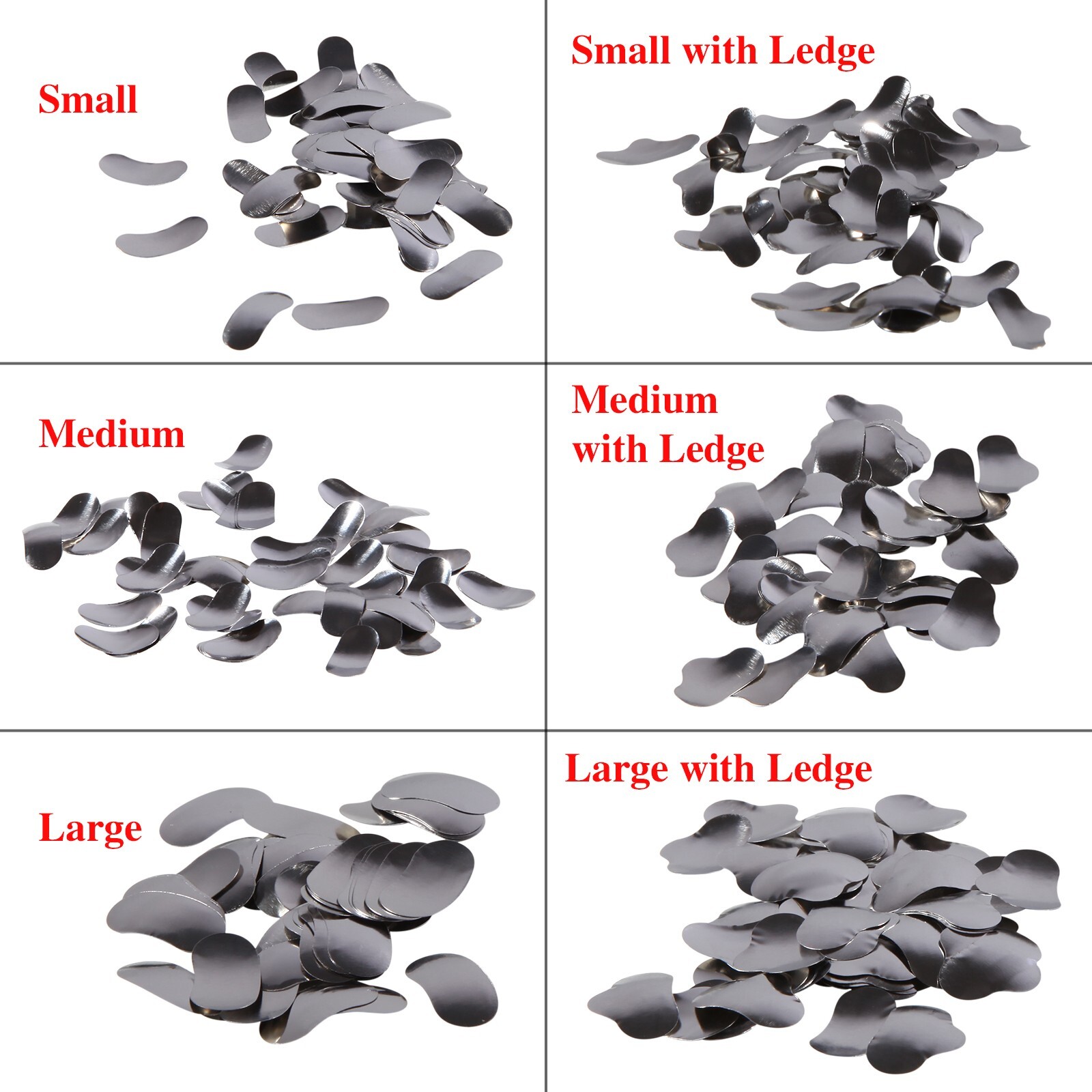 50 Pcs Dental Metal Matrices Matrix Band Sectional Contoured Refill S/M/L 35μm